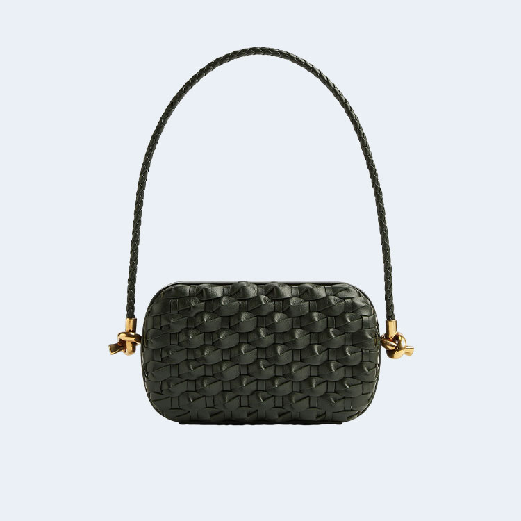 보테가 베네타 스트랩 놋 미노디에르 다크그린